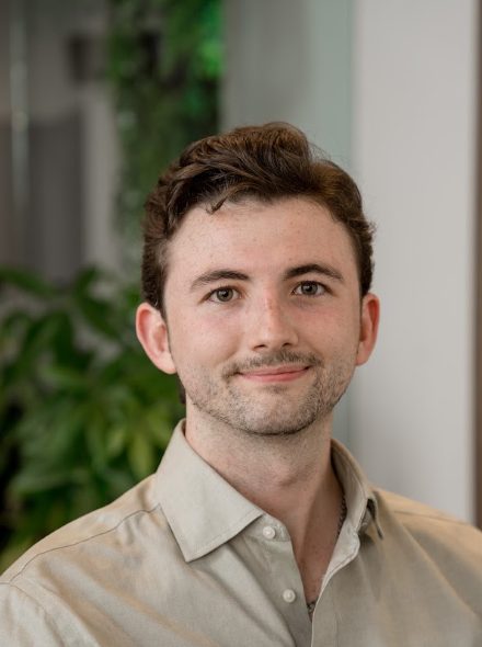 38 year old tech consultant with natural grey hair
